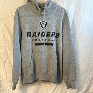 Nike Gray Raiders Football Hoodie